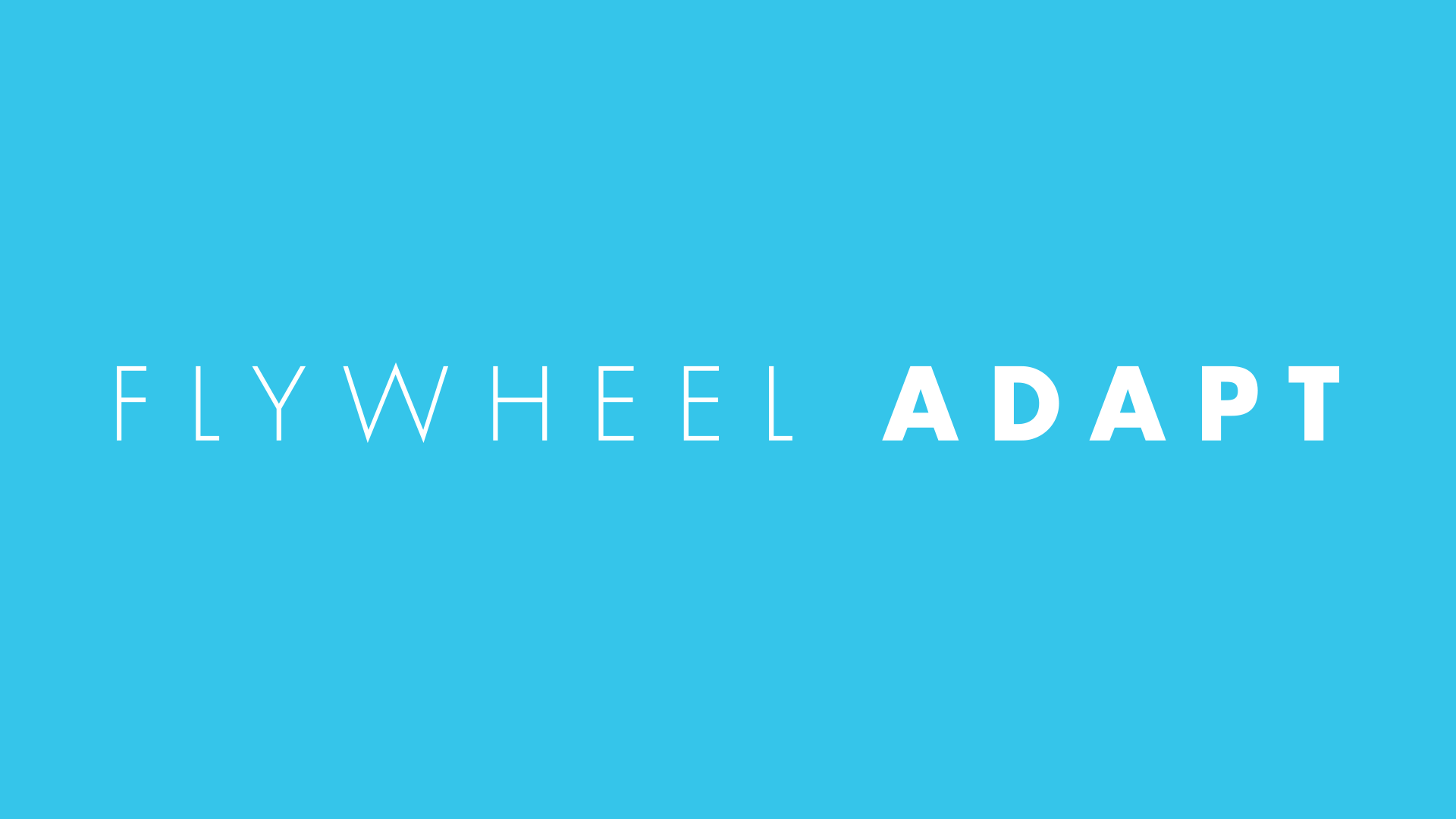 Flywheel Adapt